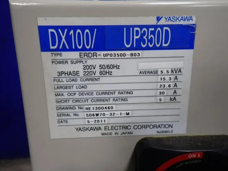 Yaskawa Motoman Robot - Up350d-500