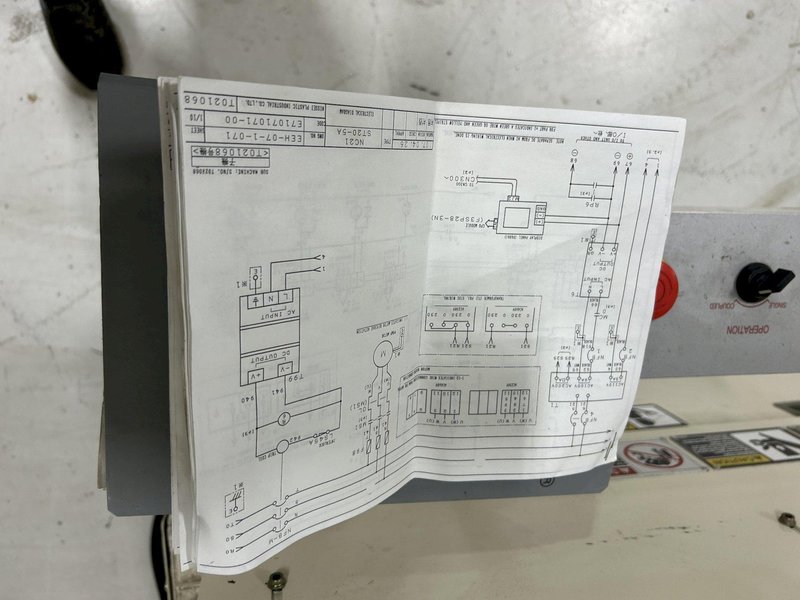 Nissei Used ST20-5A Vertical Injection Molding Machine, 20 Ton, 460V, 35 ccm.