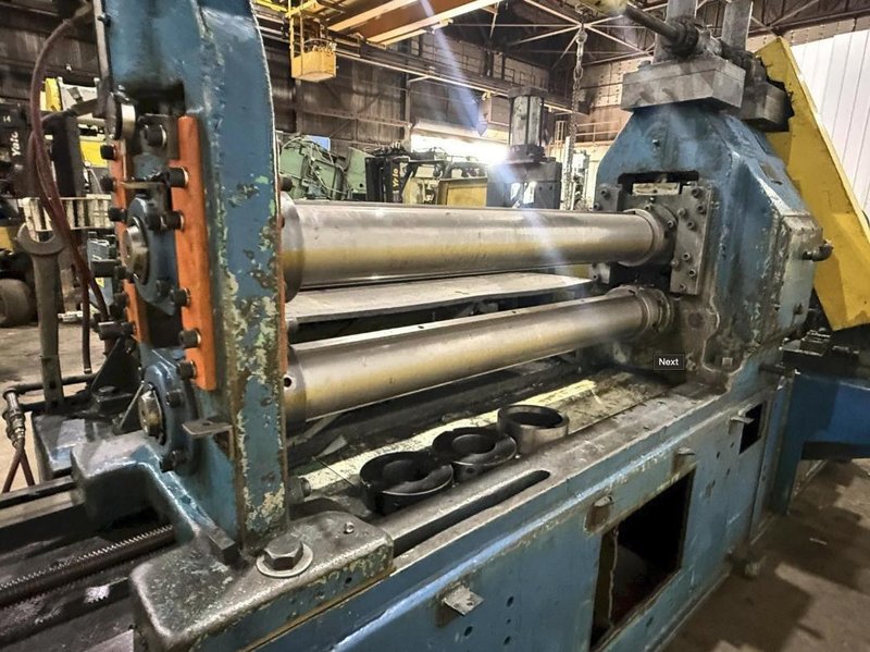 48" X 6" WEAN MOTORIZED SLITTER HEAD FOR SLITTING LINE. STOCK # 0435226