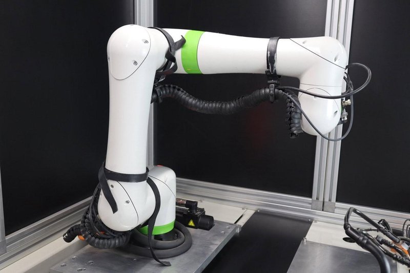 FANUC CRX-5iA Collaborative Robot Cell – Vision-Guided Assembly System w/ Conveyor &amp; Controls