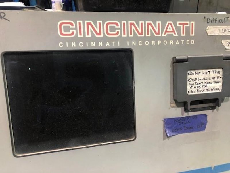 CINCINNATI CL-707 LASER CUTTER STOCK #2954