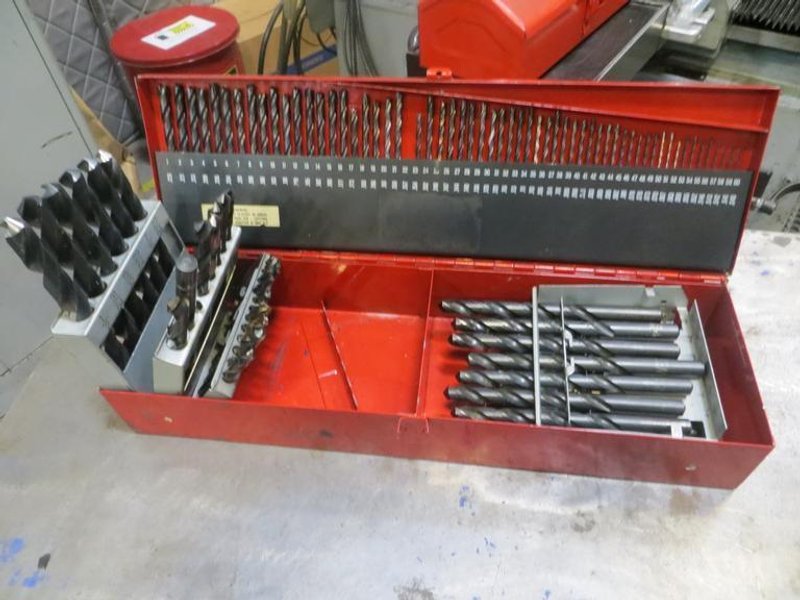 Drill Index w Drills, Fractional And Letters- Auction Item