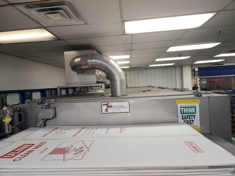 Accutherm 2-Stage Immersion Heated Wash and Rinse System, 2013 – 705 Gallon Capacity, Stainless Steel, Blow-Off Drying