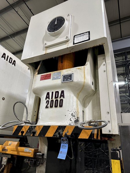 220 TON AIDA GAP FRAME METAL STAMPING PRESS
