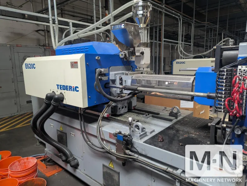 188 TON 10.4 OZ  TEDERIC MODEL DE168 ELECTRIC INJECTION MOLDING MACHINES MFG 2021