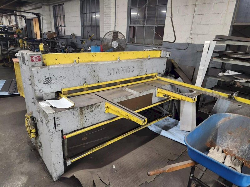 6' X 10 GA STAMCO 13000A MECHANICAL SHEAR. STOCK # 0219726.