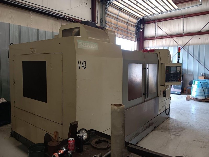 Sharp SV-6030, VMC, 2008 – w/ 4th Axis Rotary, CTS, 10,000 RPM Spindle, Box Way Machine, Under Power Inspection Ready