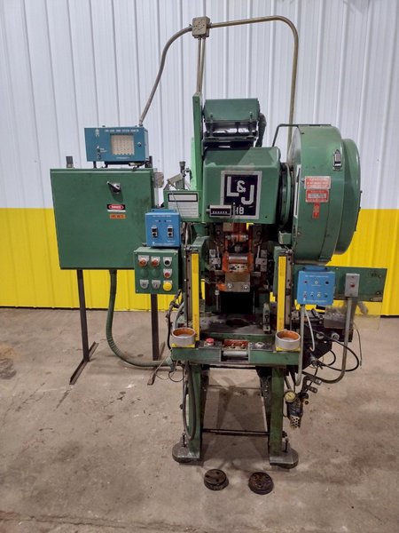 18 TON L&amp;J OBI STAMPING PUNCH PRESS, 2" STROKE: STOCK #18263
