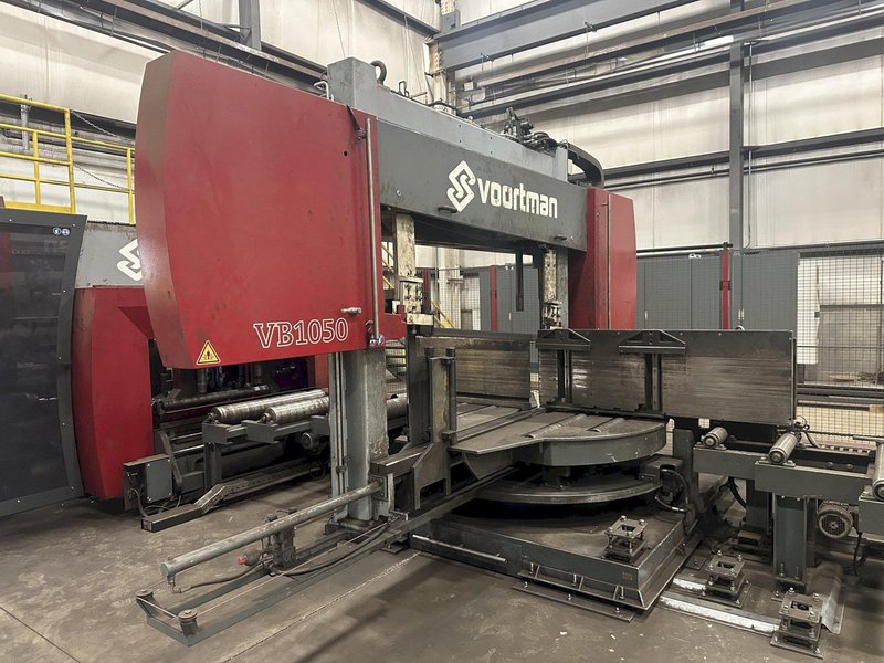 41&quot; X 18&quot; VOORTMAN BEAM LINE, VB1050 SAW,  V630DRILL &amp; V808 PLASMA COPER ROBOT, NEW 2016: STOCK 20792