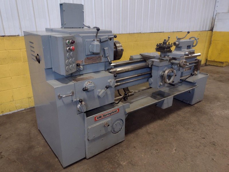 17&quot; X 60&quot; GM SPRINGFIELD MODEL 1610 ENGINE LATHE, 1.75&quot; HOLE: STOCK 17347
