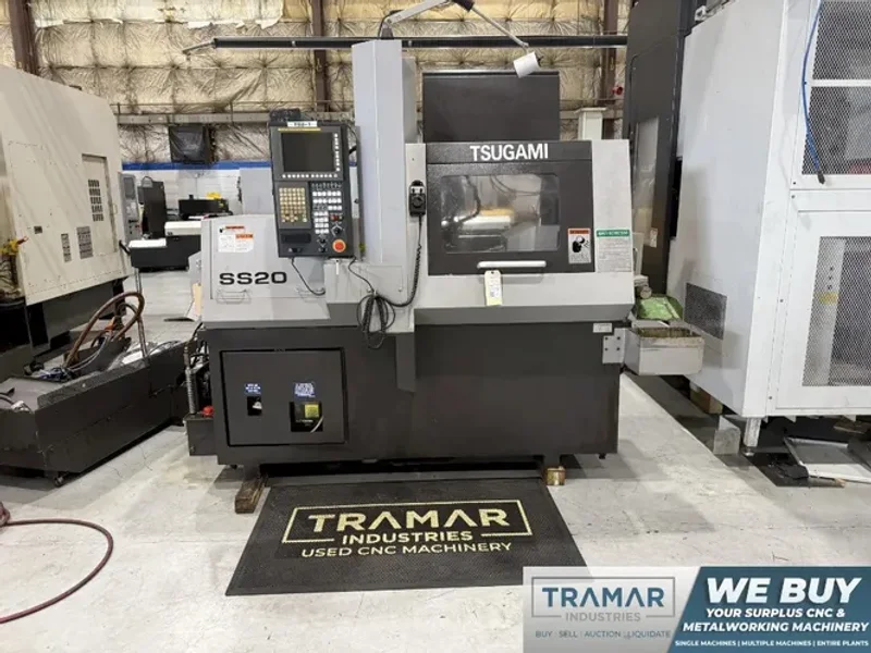 TSUGAMI CNC SWISS STYLE LATHE  -  SS20