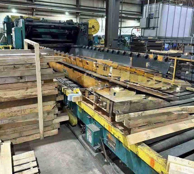 74&quot; x 0.500&quot; x 60,000# Herr Voss Cut To Length Line
