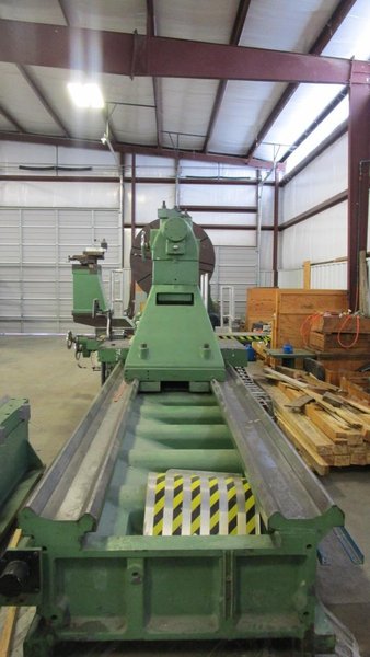 American Missile Maker Lathe, 1960 – 7′ Faceplate, 33′ Between Centers, DRO, Tailstock