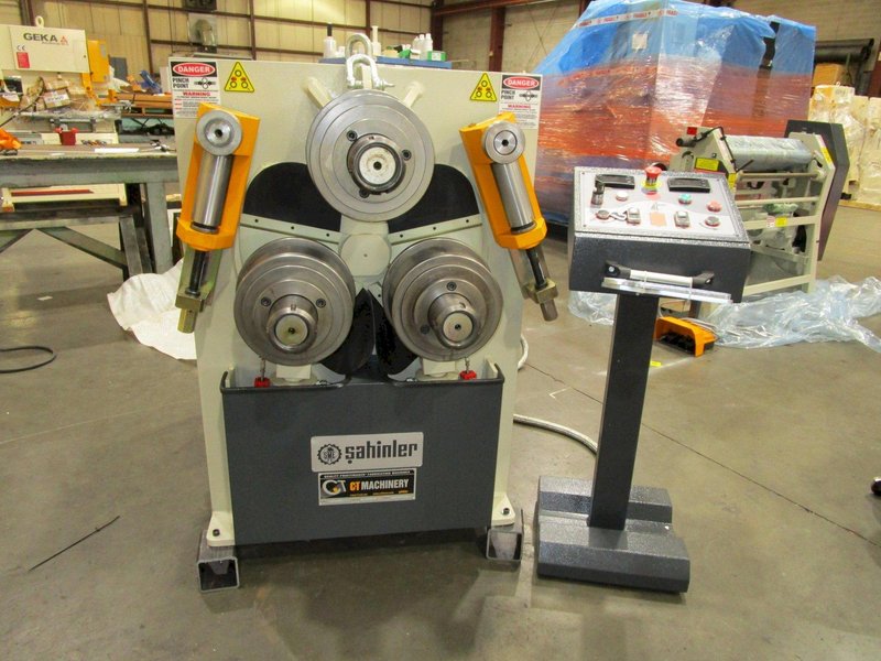 3/8" x 3" x 3" NEW Cole-Tuve Sahinler Angle and Shape Bending Roll Model HPK 80 Hydraulic - Double Pinch Type