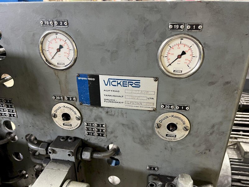 50 HP FRITZ WERNER  DOUBLE SIDED MODEL #FP7V2 HEAVY DUTY DUPLEX MILL/MILLING MACHINE. STOCK # 0309623