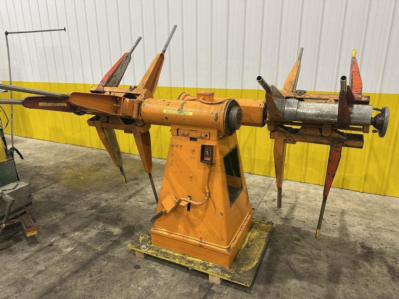 2500 LBS X 12&quot; COOPER WEYMOUTH DOUBLE END PULL-OFF COIL REEL UNCOILER: STOCK #22617