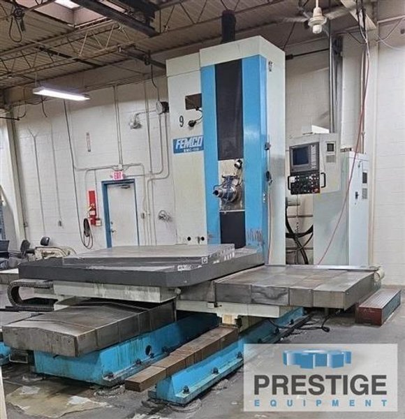 Femco 4" CNC Table Type Boring Mill