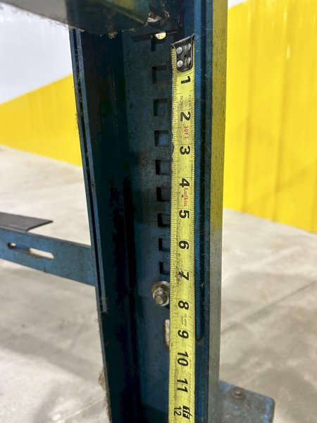 8&quot; WIDE X 6&#039; HIGH NEW LONDON ENG MODEL #500 MOTORIZED BELT INCLINED PARTS CONVEYOR: STOCK #20069