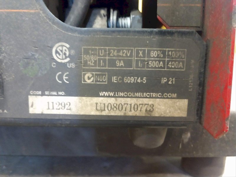 400 AMP LINCOLN ELECTRIC IDEALARC DC-400 WELDER: STOCK #14078