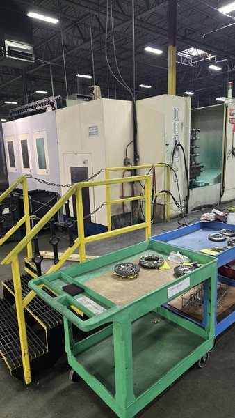 Toyoda FH630S HMC, 2005 – Broken Tool Detection, Coolant Thru Spindle