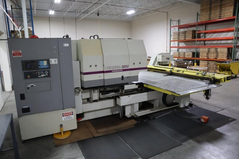 Murata Wiedemann Centrum 3000 CNC Turret Punch Press, 33 Ton, Fanuc  OP Control, 54 Station Turret, (2)AI Stations- Auction Item