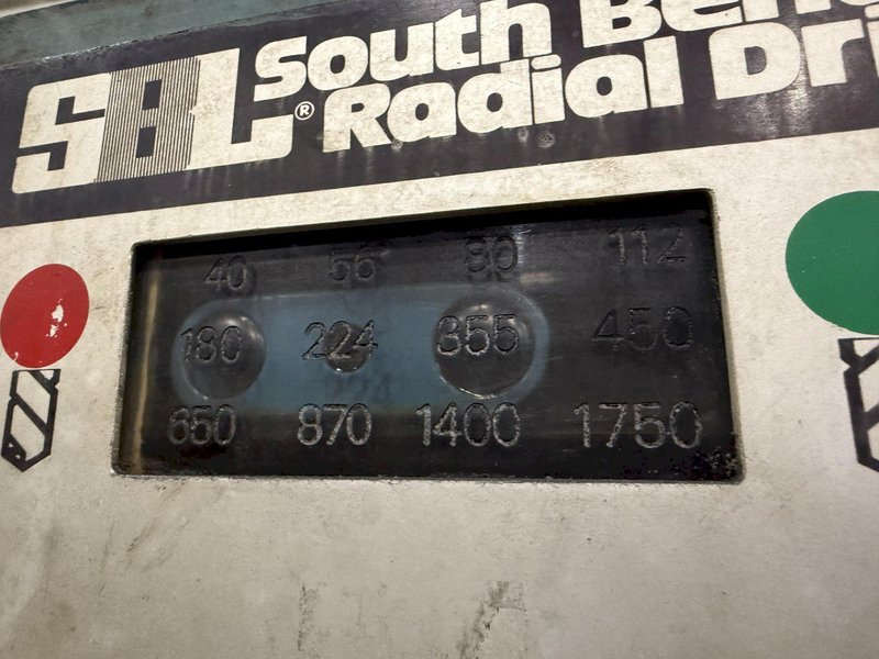 SOUTH BEND MODEL #SM2003 GR RADIAL DRILL: YOBRO #24134