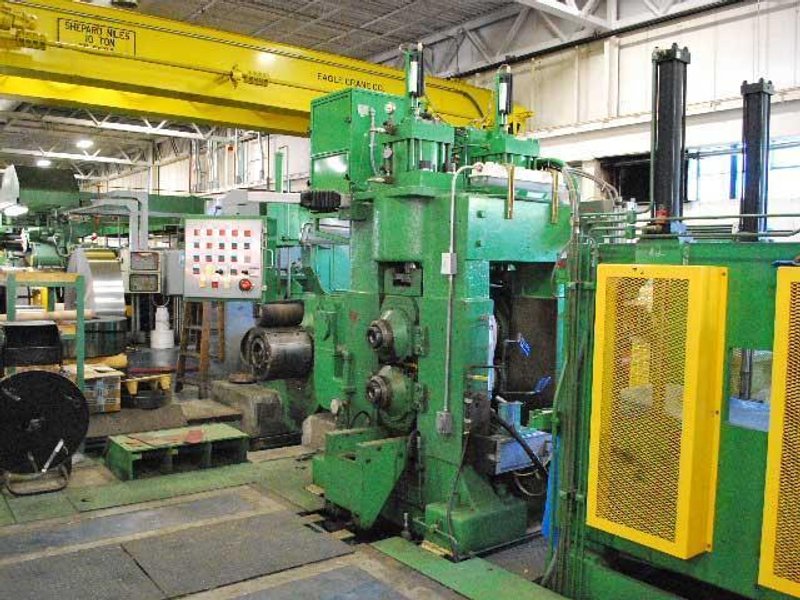 14&quot; (355mm) x 16&quot; (406mm), RWF, SKIN PASS MILL ROLLING MILL, HYD SCREWDOWN, NON REV, (14020)