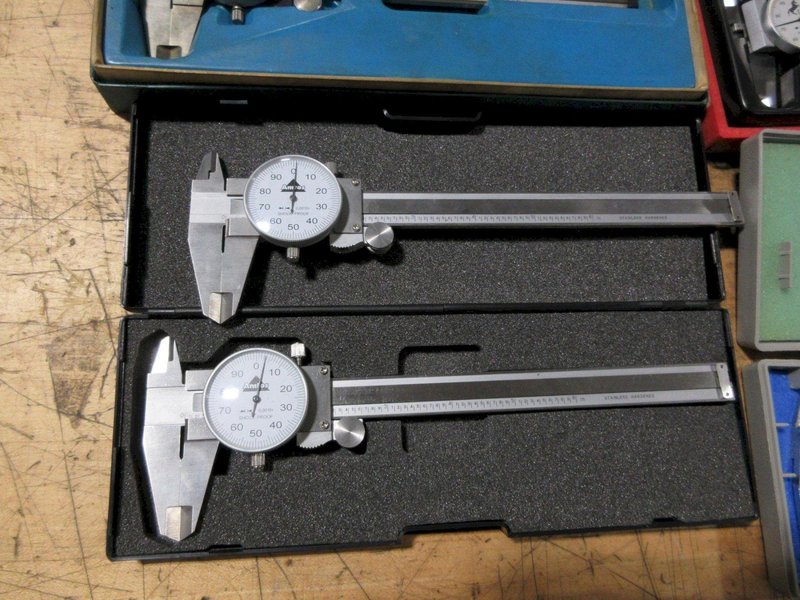Vernier Calipers 0-6" and (1) 0-12", Various Brands- Auction Item