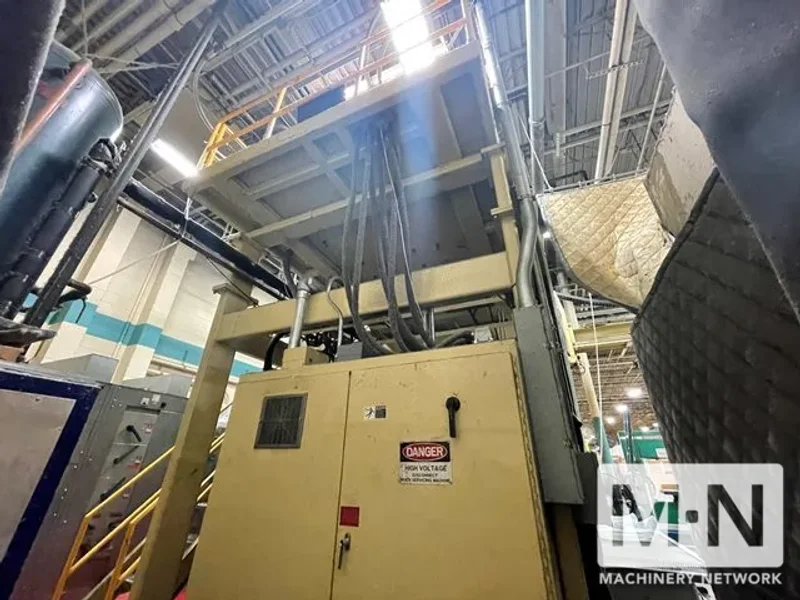 40 LB GRAHAM MODEL 40SP4884 ACCUMULATOR HEAD BLOW MOLDING MACHINE MFG 1998