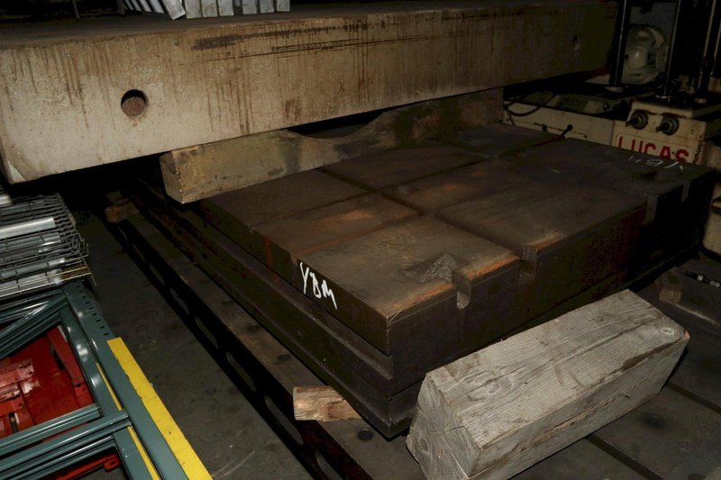 60&quot; X 90.5&quot; X 13&quot; T SLOTTED FLOOR PLATE: STOCK 11835