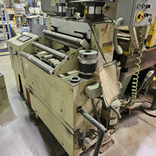 110 TON BLISS C-110 OBI PRESS W/ CWP SMX-24 SERVO FEEDER. STOCK # 1005125.
