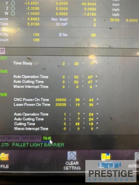 Mazak Optiplex 3015 Fiber III 6 KW CNC Laser Cutting System