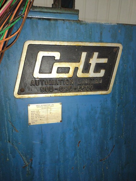 6,000 X 12" COLT MODEL #CR-60-12 MOTORIZED COIL REEL UNCOILER : YOBRO #24603