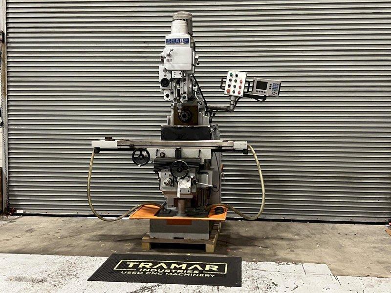 2014 Sharp VH-3 Used CNC Vertical/Horizontal Knee Mill For Sale
