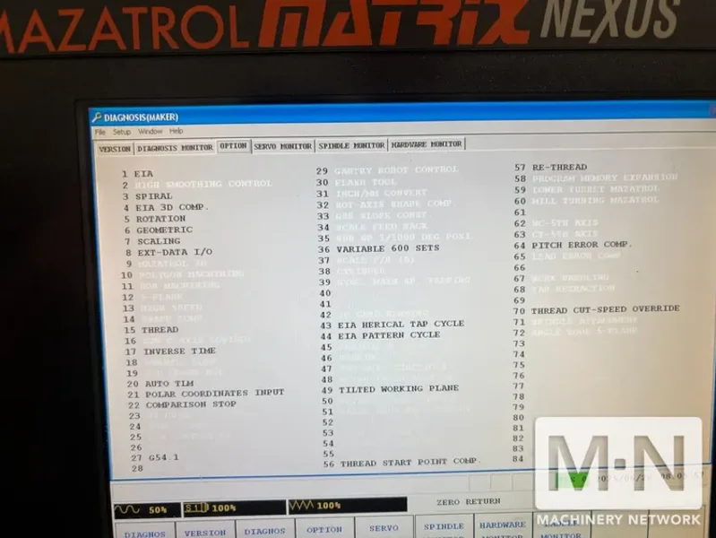 Mazak Slant Turn Nexus 550II/3000 CNC Lathe, 2010