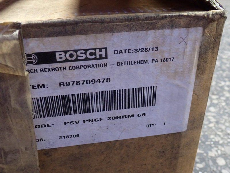 BOSCH 2000 PSI SILENT VANE PUMP  -  6925846 / PSV-PNCF-20HRM-66