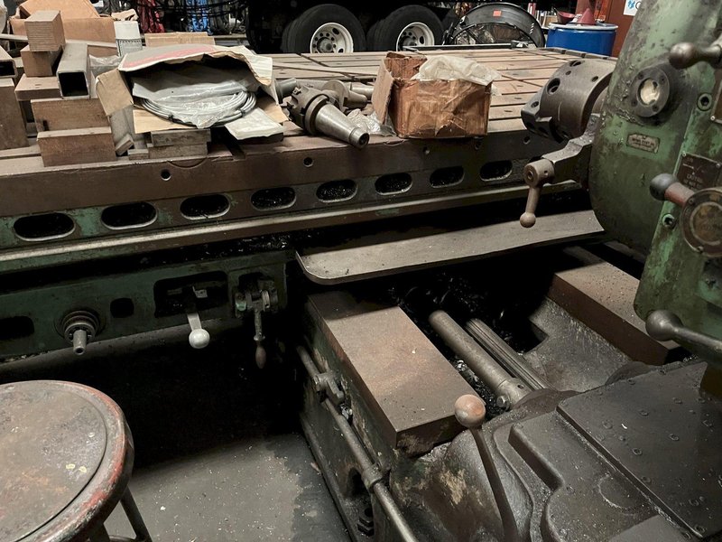 5&quot; GIDDINGS &amp; LEWIS 350-T HORIZONTAL BORING MILL. STOCK # 0886925