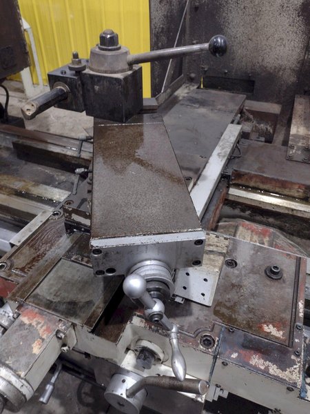 35" x 120" WILLIS MODEL #PK35 HOLLOW SPINDLE ENGINE LATHE 10" HOLE: YOBRO #24547
