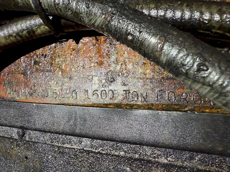 1600 TON AJAX FORGING PRESS, NEW IN 1978, 12" STROKE: YOBRO #24242