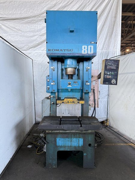 80 TON KOMATSU OBS80-2 GAP FRAME PRESS. STOCK # 0345525