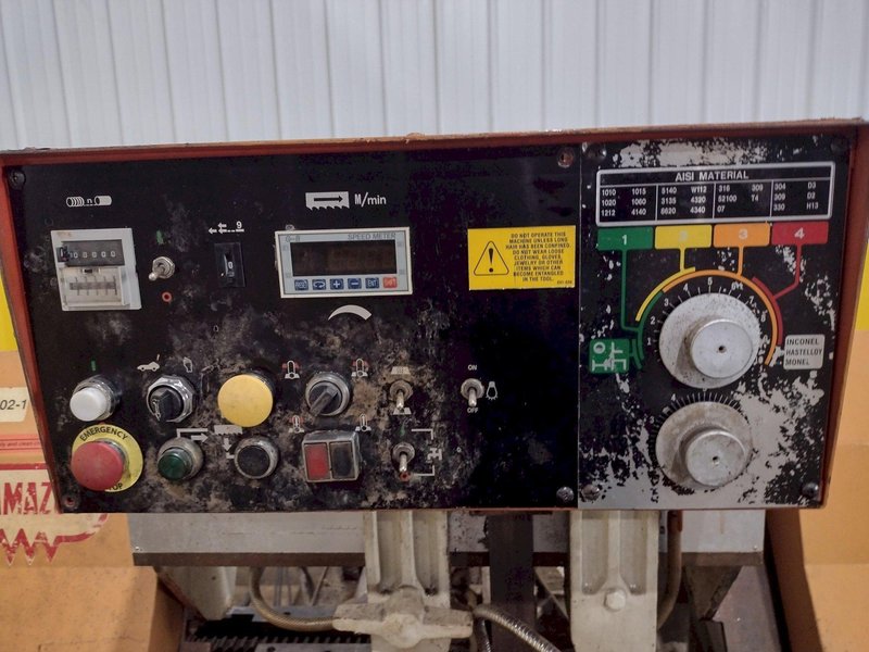 12" X 12" KALAMAZOO MODEL #KC12AX AUTOMATIC HORIZONTAL BANDSAW: STOCK #18795