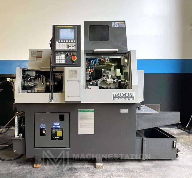 Tsugami B0205-III CNC Swiss Type Automatic Lathe