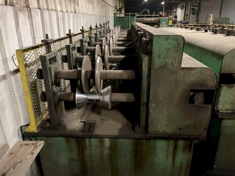 20 STAND X 2.5&quot; ARBOR X 30&quot; PEARSON RAKE &amp; GUTTER ROLLFORMER. STOCK # 0733022