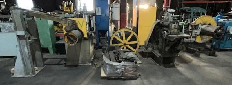 18" X 2.625 X 6,500#  WATERBURY FARRELL SLITTING LINE STOCK# 3436
