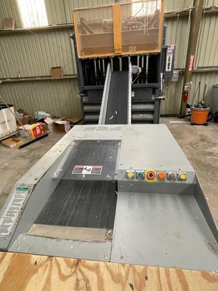 Alleghany Paper Shredder 16-150C, 2014 – w/Marathon 7230HD Vertical Baler