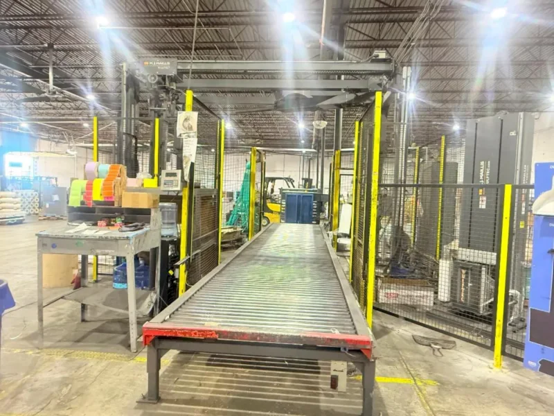 M.J MAILLIS WULFTEC MODEL #WCRT-200 LARGE CAPACITY SHRINK WRAP MACHINE: YOBRO #25092