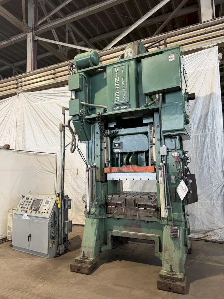 150 TON MINSTER E2-150-42-30 HEVI-STAMPER STRAIGHT SIDE PRESS: YOBRO #23911