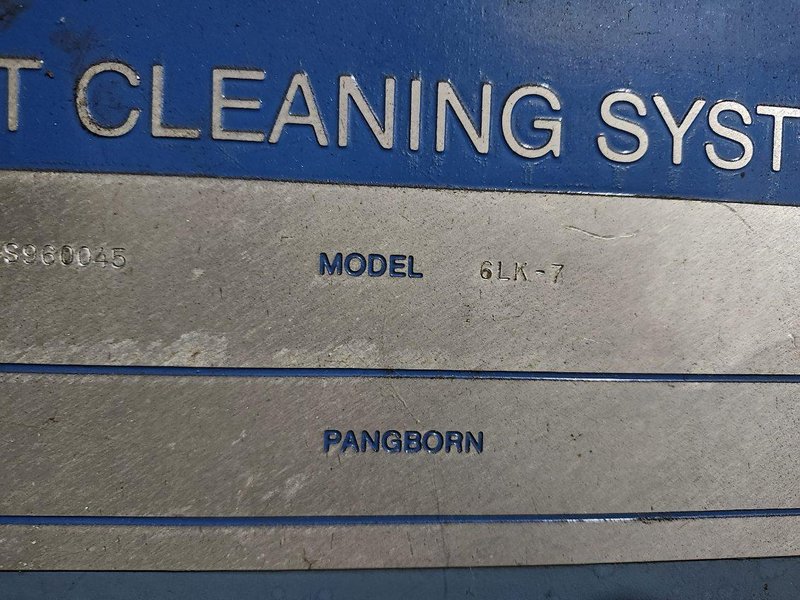 72” PANGBORN MODEL #RLK-7 ROTARY TABLE SHOT BLAST MACHINE : YOBRO 25200