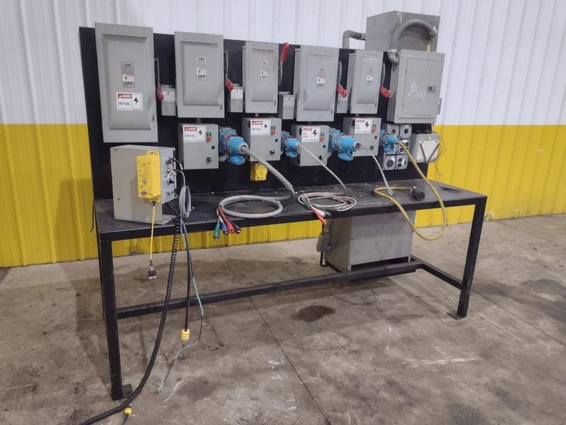 3 PHASE (240 &amp; 480 VOLT) ELECTRIC TEST BENCH WITH 15 &amp; 45 KVA TRANSFORMER: YOBRO #25298