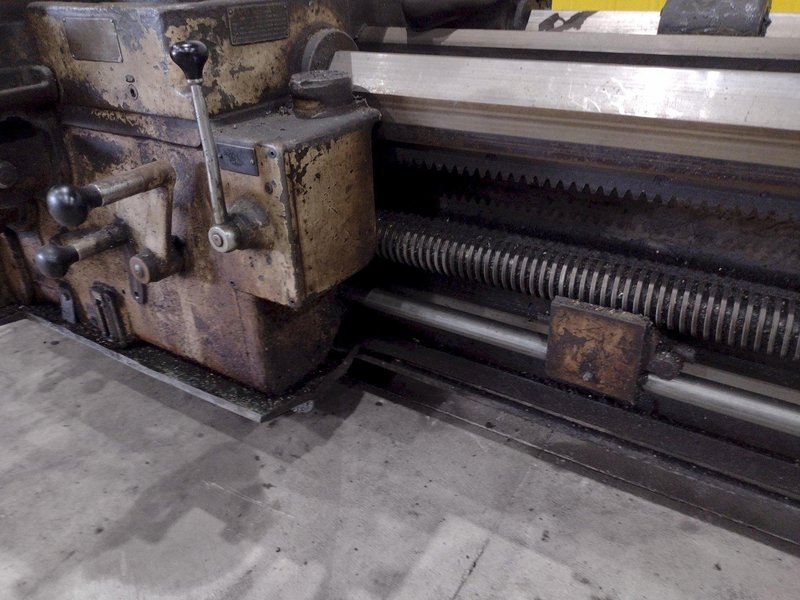 40&quot; X 252&quot; (21&#039;) AMERICAN PACEMAKER ENGINE LATHE, 2.75&quot; HOLE: STOCK #20836